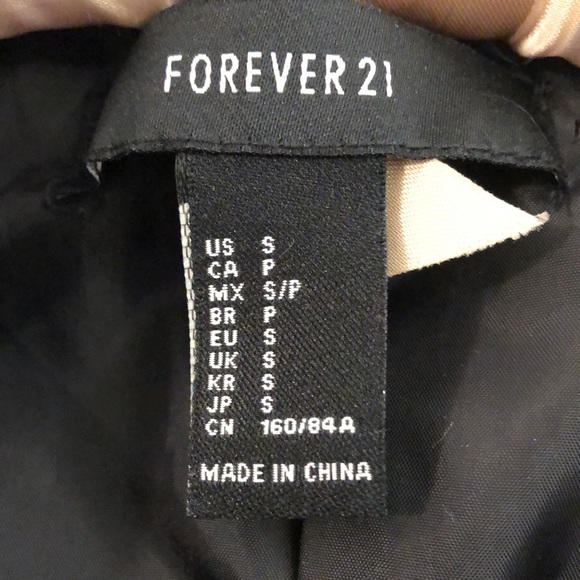 Forever 21 Silver moto jacket size small - Picture 5 of 7